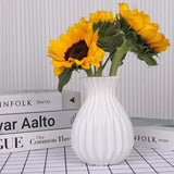 Modern Vase, White Plastic Vase, Flower Pot, Scandinavian Home Decor, Living Room Decor, Wedding Floral Arrangement Vase
