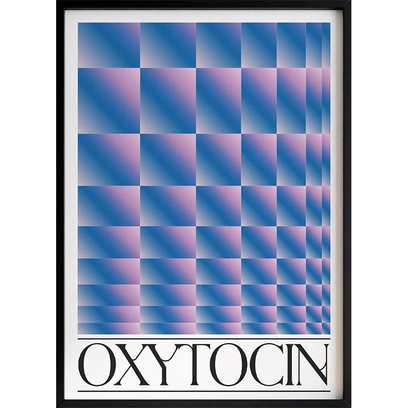 Retro Abstract Dopamine Classic Poster Minimalist Poster High Quality Printing Decoration Painting Home Decoration, Frameless