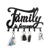 Decorative Metal Key Holder Wall Mounted Key Hooks Hanging Artwork Storage Rack Home Iron Art