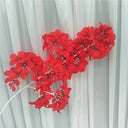 90cm Silk Hydrangea White Branch Drifting Snow Gypsophila Artificial Flowers Cherry Blossoms Wedding Arch Decorate Fake Flower
