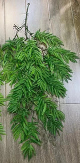 1PC Artificial Hanging Green Plants Fake Rattan Wall Hanging Plastic Vine for Home Garden Restaurant Decoration Soft Landscaping