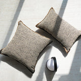 Brown Maillard Cushion Cover Modern Striped Design Decorative Pillow Covers Square Sofa Headboard Pillowcase Home Decor