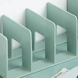 Multifunctional storage bookshelf, storage book stand, desk organizing rack, CD files, school office supplies