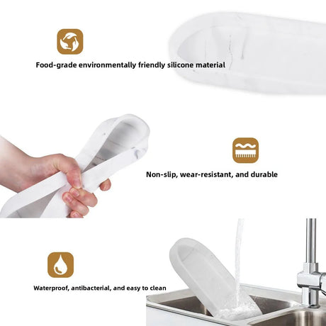 Silicone Decorative Bowl Oval Vanity Organizer Minimalist Soap Tray for Bathroom Jewelry Storage Accessories