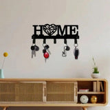 CIFBUY Iron Wall Art Metal Key Hook Home Entryway Organizer for Coats Hats Bags Decorative Hanging Decor Modern Rustic Accent