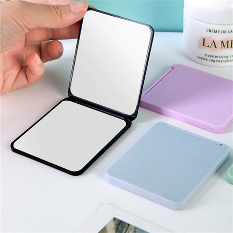 Foldable Makeup Mirror Portable Double-Sided Mirror Student Dormitory Desktop Small Gift Wholesale
