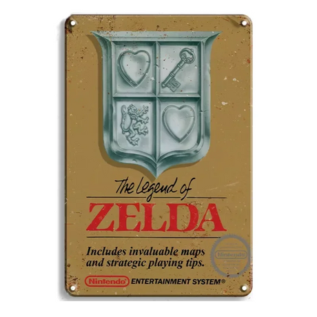 Metal Tin Sign Vintage Wall Plates Decor Shabby Rust Video Game Poster Anime Movie Metal Signs Decor Man Cave Garage Tin Plaques