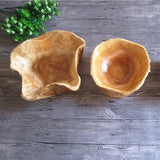 Handmade Natural Wood Fruit Tray, Wooden Bowl, Irregular Snack, Sushi Bread, Dessert, Candy Plate, Salad Trays, Home Decoration