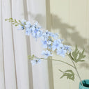 Yannew 3pcs 85cm Delphinium Artificial Flowers Long Stem Silk Hyacinth Wedding Flower Arrangements Decoration Home Room Decor